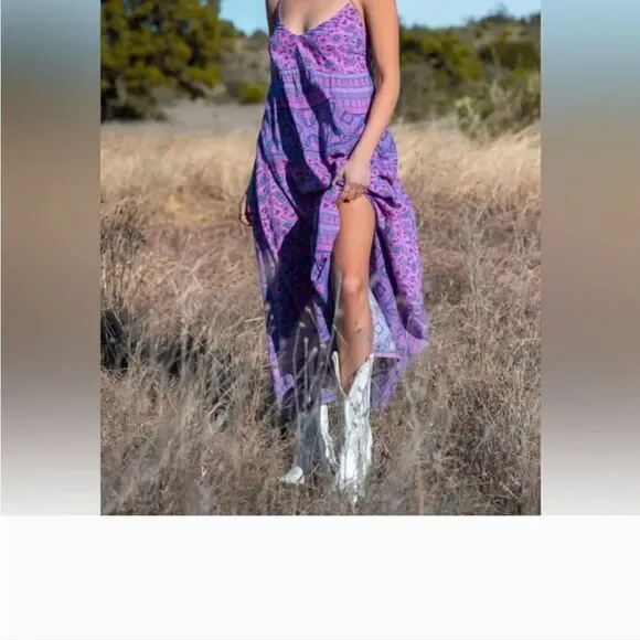 Spell And The Gypsy Journey purple maxi dress in Mulberry  Size Small - Picture 3 of 11
